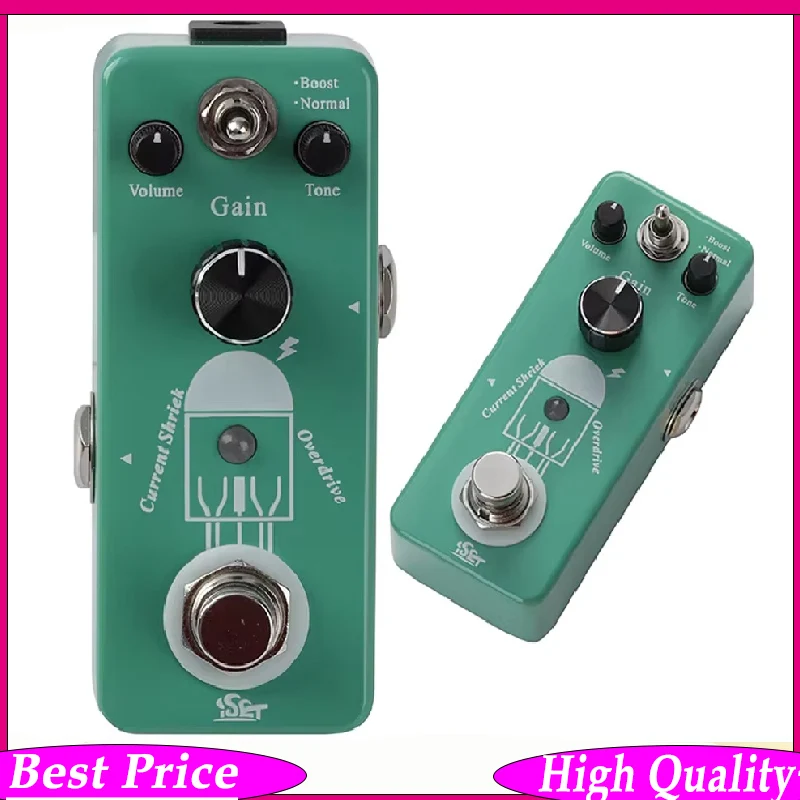 ISET PD-9C Current Scream Guitar Effect Pedal Overdrive Classic Scream Overload Effect True Bypass Guitar Parts