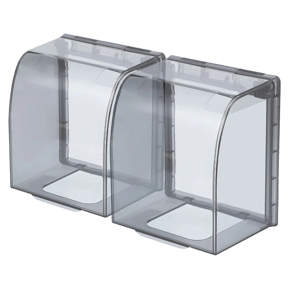 

2Pcs Wall Plug Covers Waterproof Socket Box Long-Lasting Use Home Socket Cover Protection Outlet Cover Electrical Panel Covers