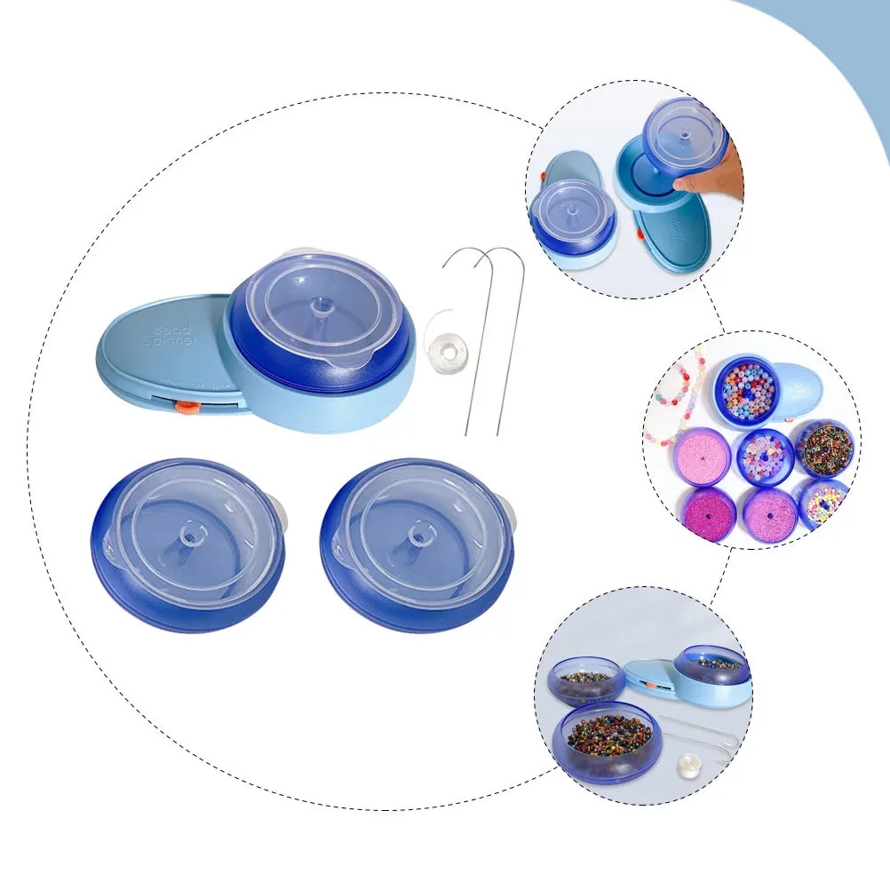 เครื่องร้อยลูกปัดอัตโนมัติ 1 ชุด แข็งแรง ทนทาน สำหรับงาน DIY งานฝีมือร้อยลูกปัด อุปกรณ์ร้อยเชือกเร็ว สำหรับร้อยหลายเส้น