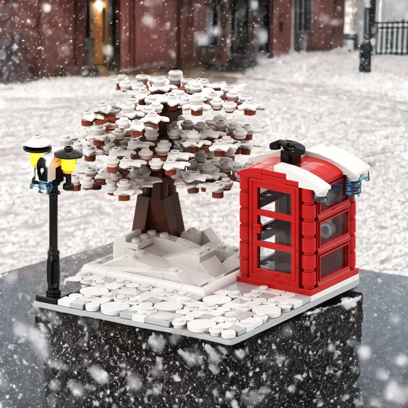 

410PCS MOC Winter Park Building Blocks DIY Educational Architecture Toy Enhance Kids Creativity Operational Skill Gift