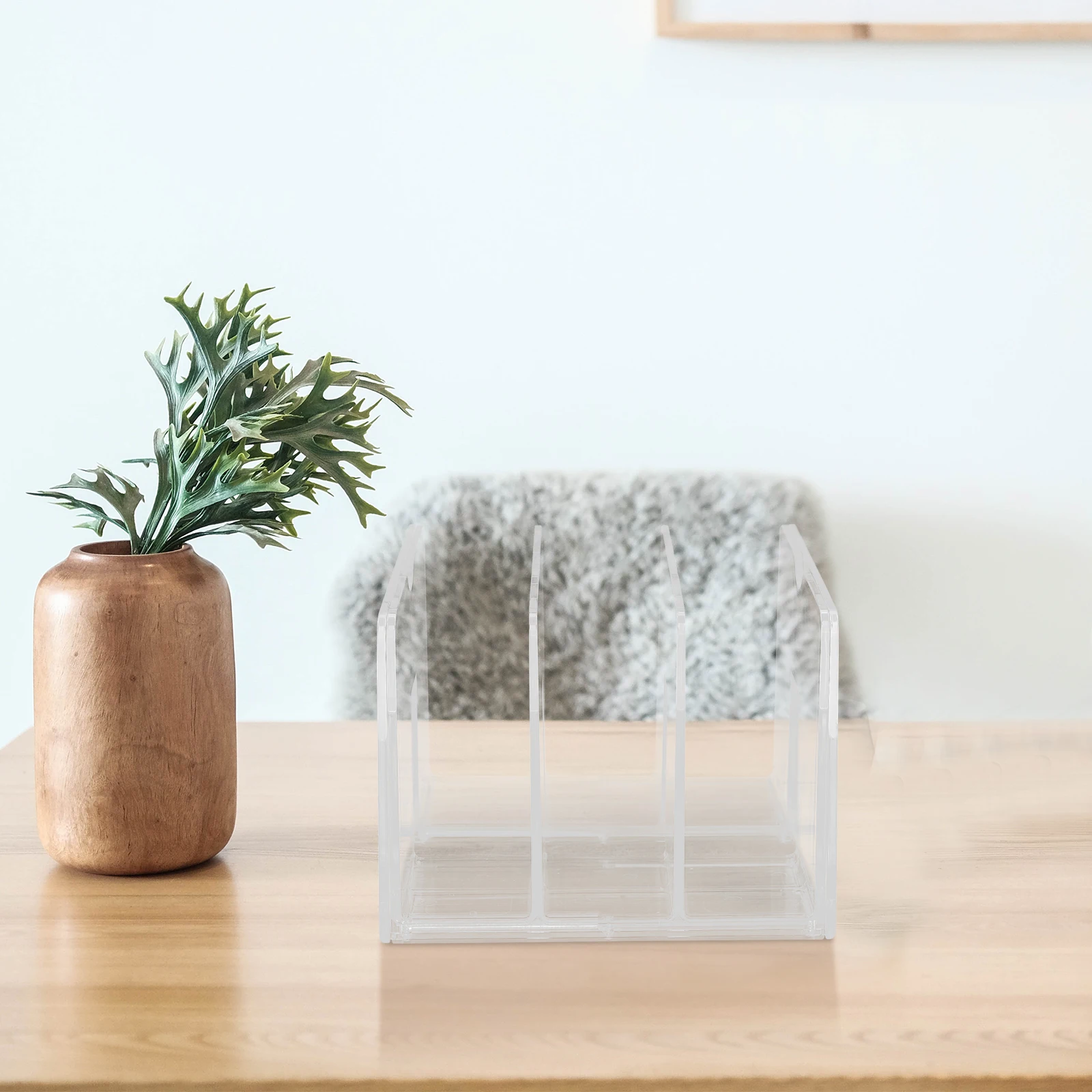 

Transparent Bookend Desktop Organizer Thickened Design Document File Rack Storage Shelf Office Study Room Classroom Library