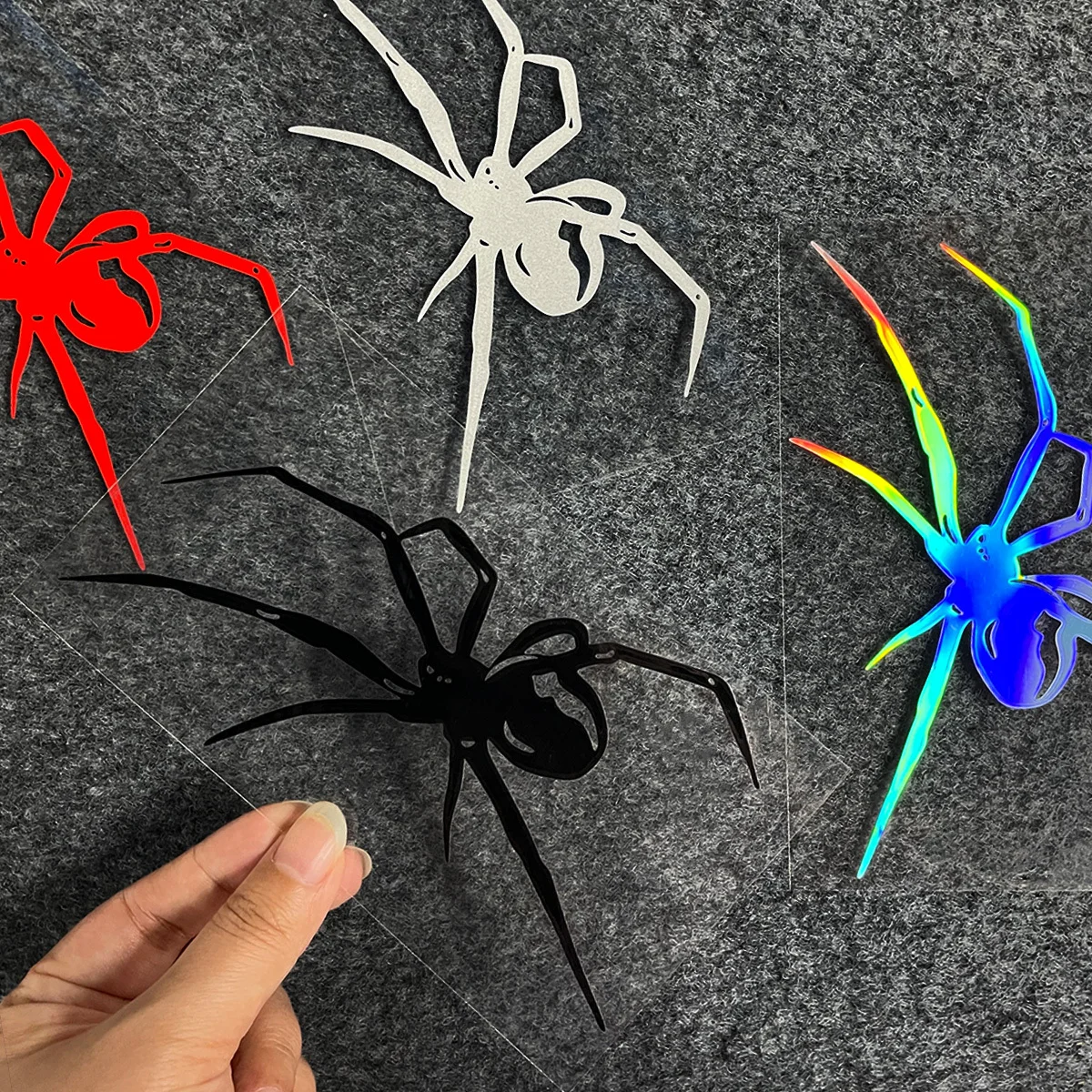 

1PC Spider Pattern Stickers - Stylish Decor Vinyl Decal For Car, Motorcycle & Daily Ornaments