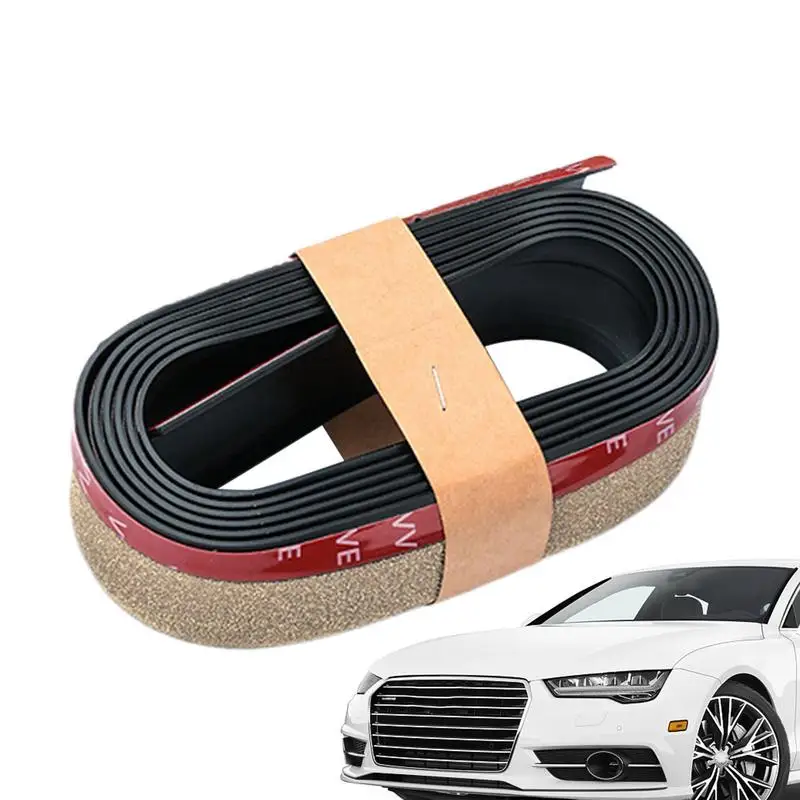 

Front Bumper Strip Car Front Bumper Lip Side Skirt Vehicle Exterior Flexible Protection Body Trim For Sedan Minivan Caravan