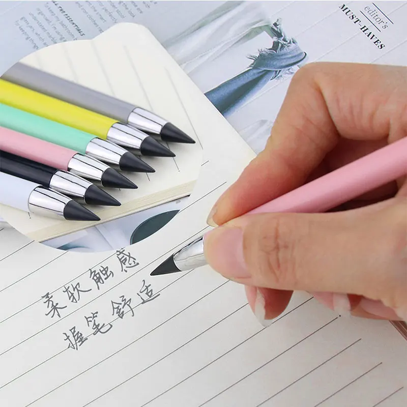 

50Pcs Long Writing Nib Eternal Pencil Great Student Gift Forever Pencil