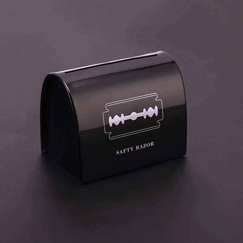 理髪店ブレードディスペンサーかみそり廃棄収納ケースサロンリサイクルボックス使用安全保管コンテナボックス