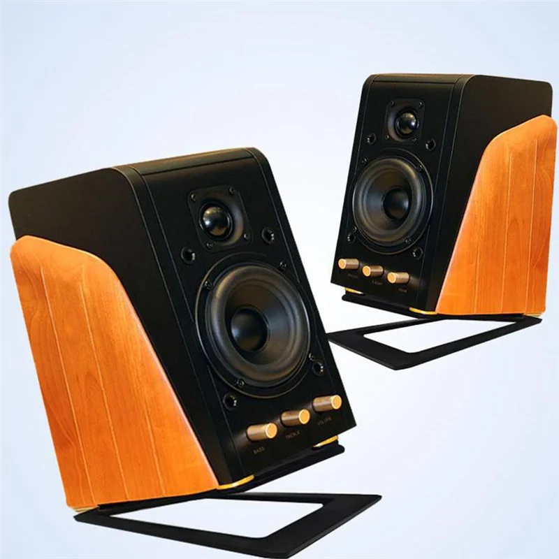 ป้องกันการบิดเบือนเสียง ขาตั้งลำโพงโลหะสำหรับงานหนักสำหรับลำโพงสตูดิโอซาวด์บาร์แผ่นกันกระแทก-BTFL