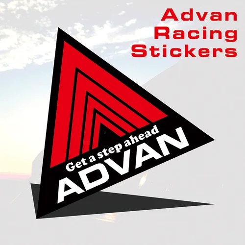 Imagen 1 del producto 2 pegatinas de carreras avanzadas, calcomanía de deriva JDM para todos los coches, portátil de carreras, casco de motocicleta, caja de herramientas para maletero