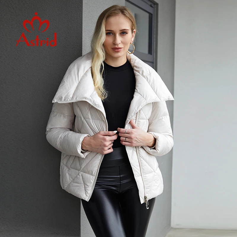 Astrid Women Jacket Winter 2022 Elegant Women’s Parka Slim Thick Padded Warm Coat Fashion Style Loose Female Clothing Outfits