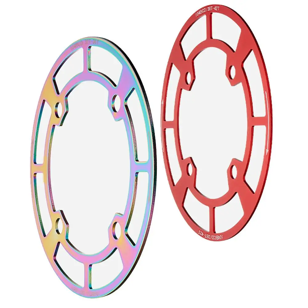 

Bike Chainring Guard Chainring Protector Cover For BCD 104 Mm Fits 32–36T/38–42T Single Chainrings Chainring Guard