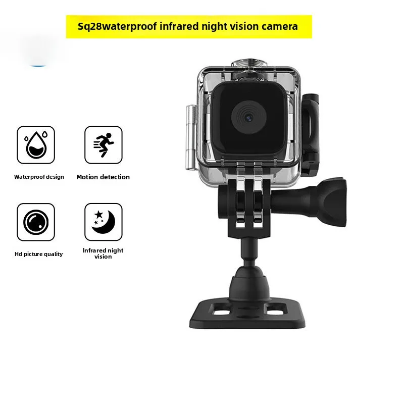 Sq28 Waterproof Camera Ultra-High Definition 1080P Infrared Night Vision Outdoor Dv Aerial Photography Recording Camera