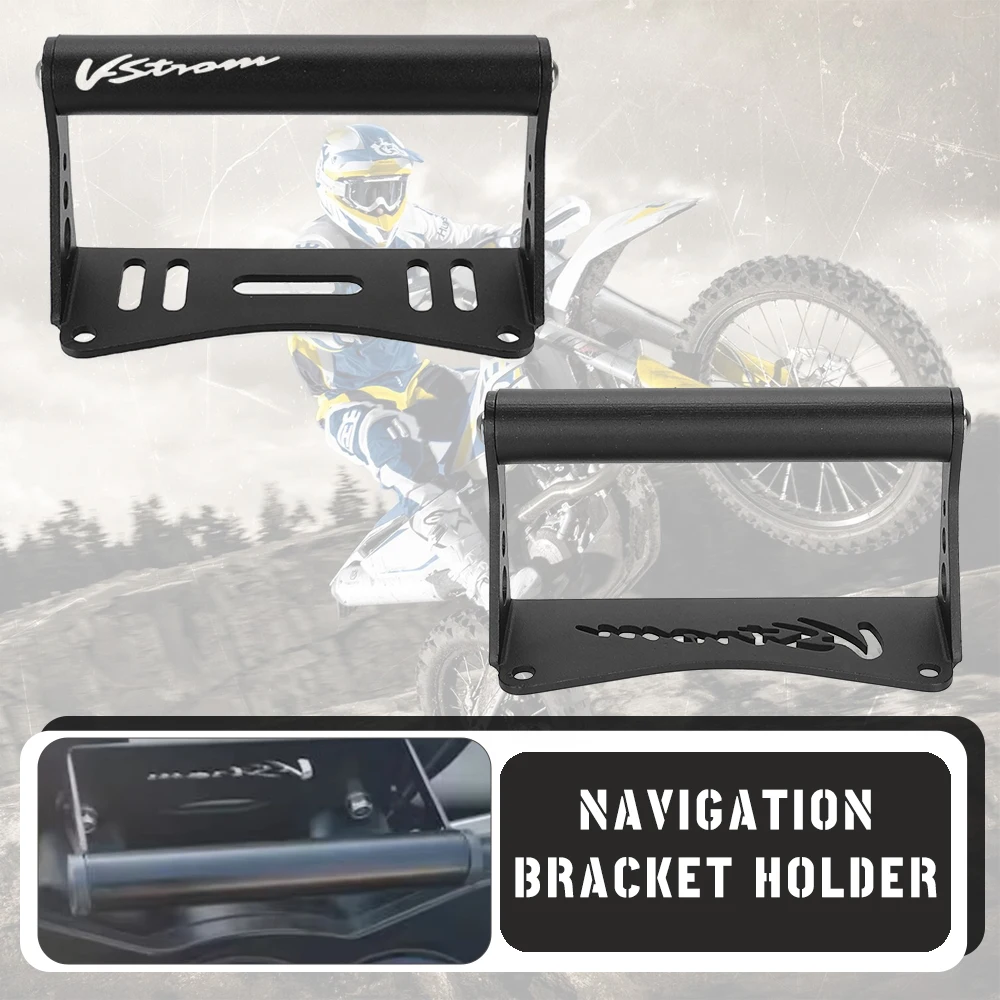 

Мотоциклы для Suzuki Vstrom 1000 650/ABS DL1000 V-strom DL 650 V Strom DL650 2004-2011 2010, навигационный кронштейн для телефона с ЧПУ