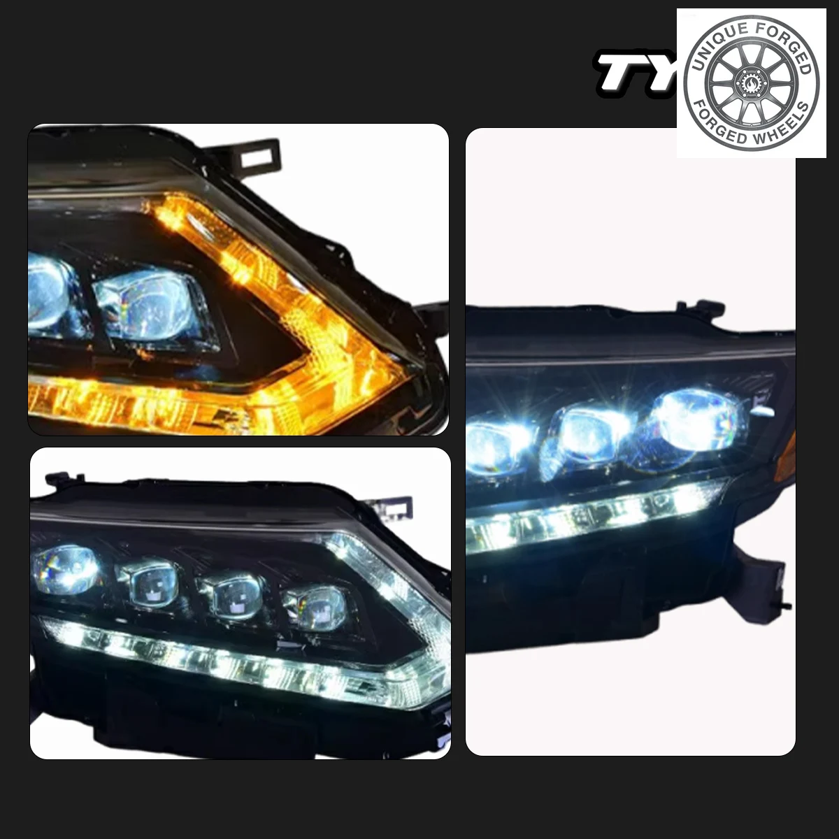 

Фары BC для X-Trail 2014-2016: Обновленные, с динамическими ДХО и светодиодными поворотниками, автоаксессуары