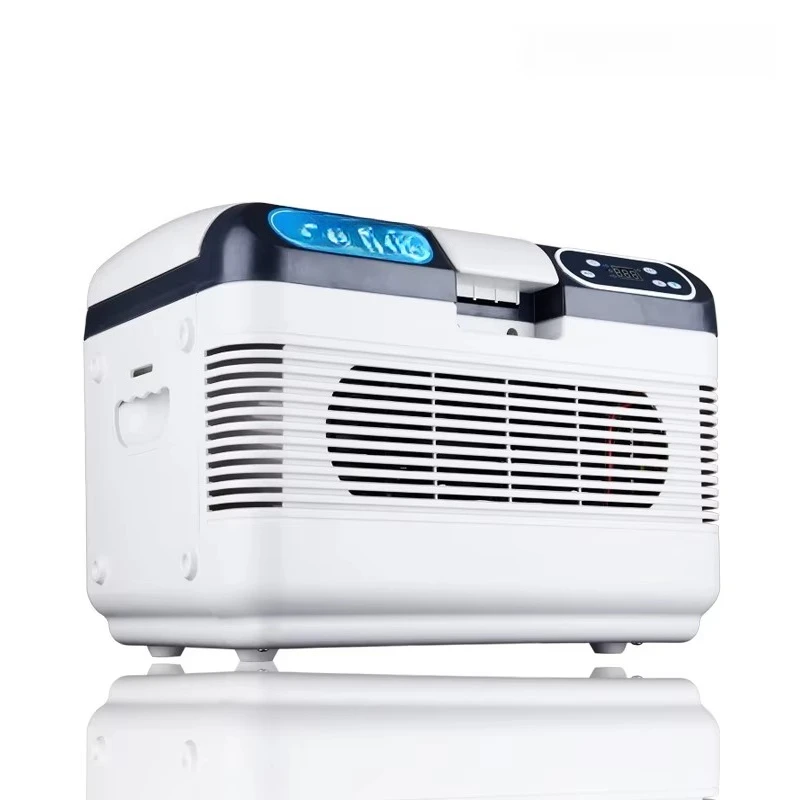 

12L Dual-Core Semiconductor Mini Compact Car and Home Refrigerator Portable Dual-Use Unit with Cooling Function
