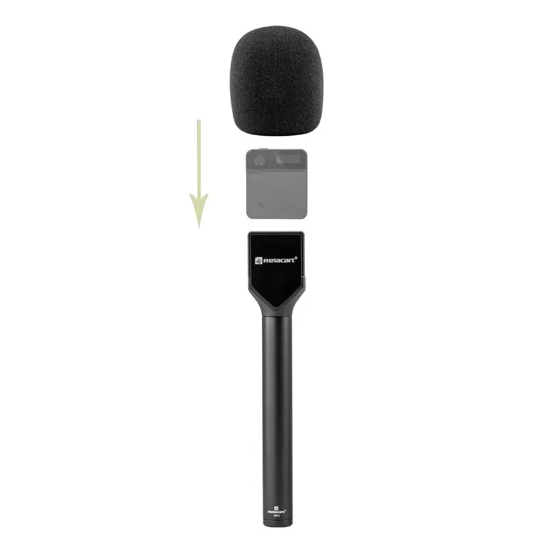 Relacart MIH Drahtloses Mikrofon HM Handheld Grip Stick für ENG Interview Aufnahme Saramonic Rode Comica BoomX SYNCO Mic