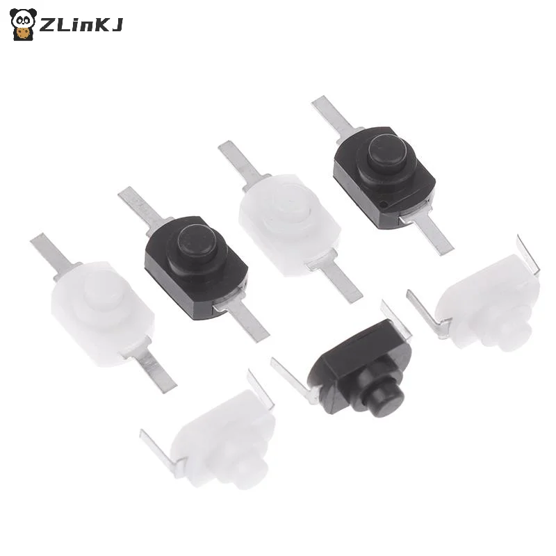 

▶ 10/20/50 шт. 1208YD 1288BM мини-кнопочный переключатель с самоблокировкой, микропереключатель с фиксацией включения-выключения для электрического фонаря, фонарика