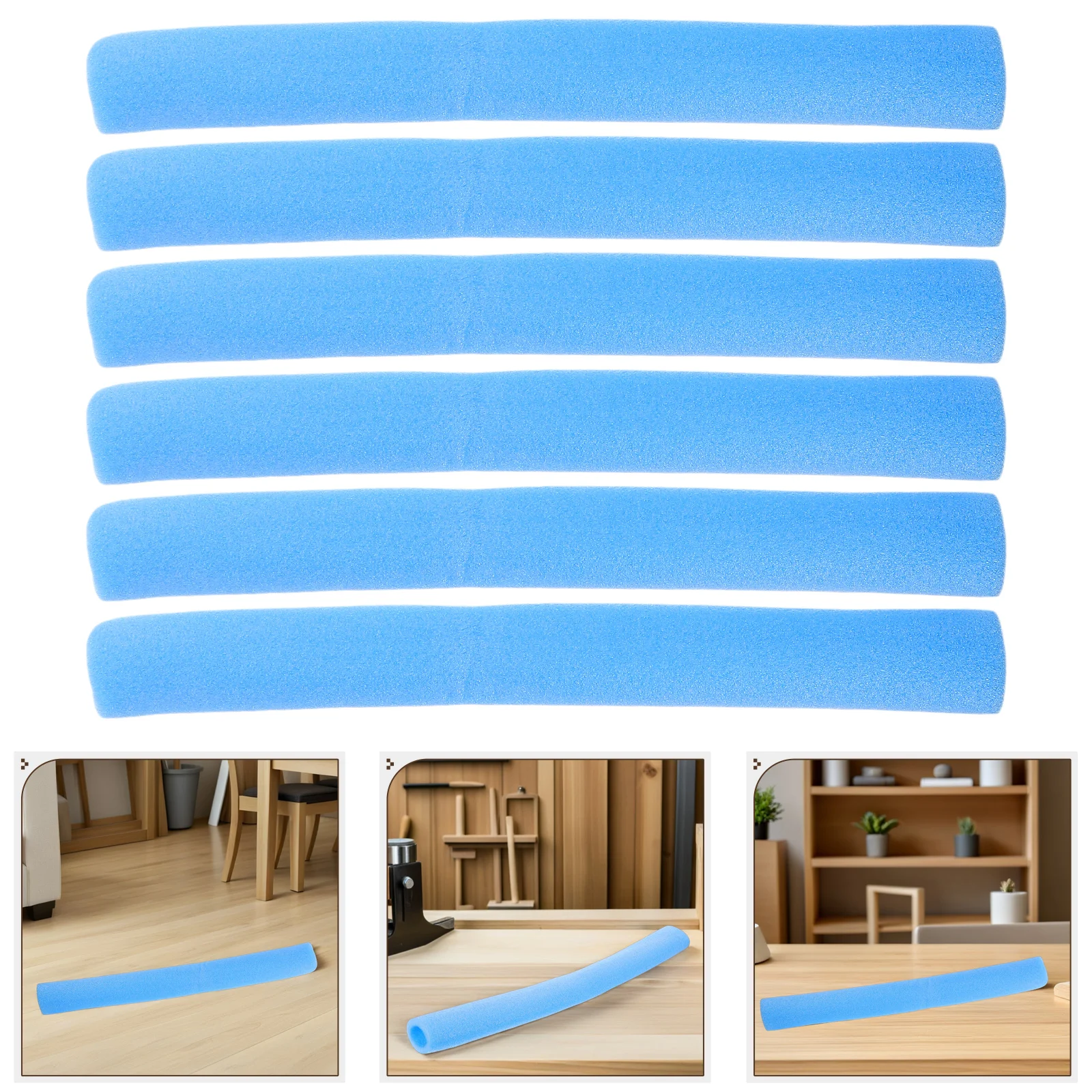 6 Pcs Children's Trampoline Foam Tube Mini Cover Padding Pole Replacement Parts Jumping Bed Poles