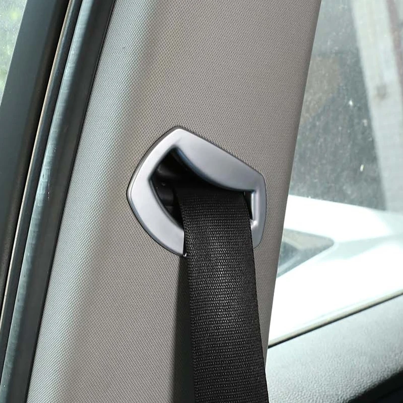 

Car Styling For BMW X3 E83 2006-2010 Door Front Safe Belt Frame Cover Trim ABS Carbon Fiber Color Interior Accessories Stickers