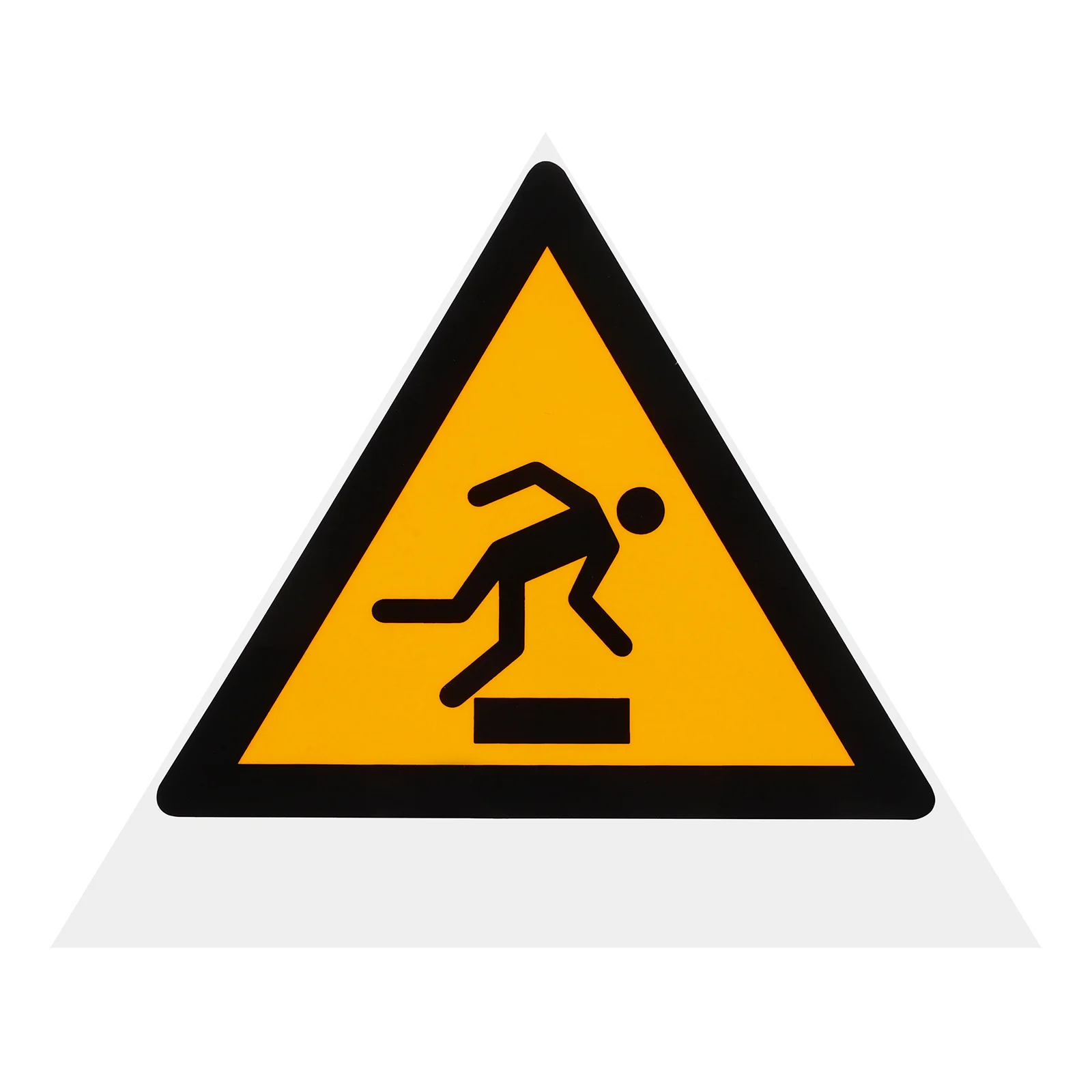 Caution Tripping Sign Durable Floor Warning Sticker Adhesive Safety Decal Easy Install Indoor Outdoor Watch Your Step