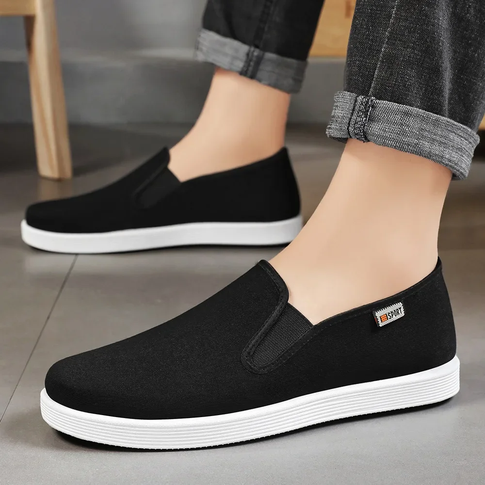 

Shoes Men's 2024 Cross-border New Cloth Shoes Casual Single Foreign Trade Soft Sole Middle-aged and Elderly Father Shoes