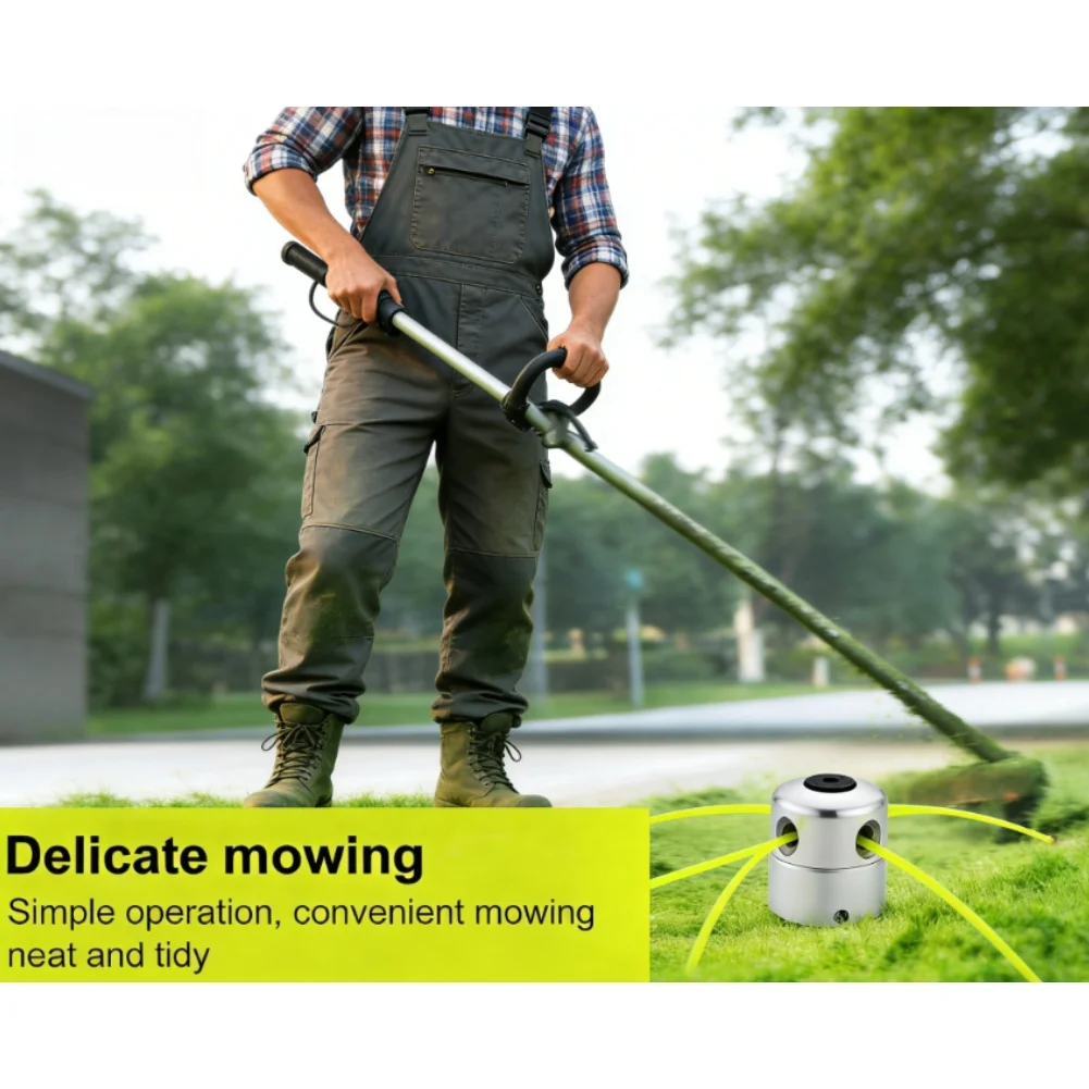 for sliver Trimmer Head Optimal Cutting Performance for Lawn Tools Lawn Mower Die-cast Aluminum Housing Automatic Thread Cutting