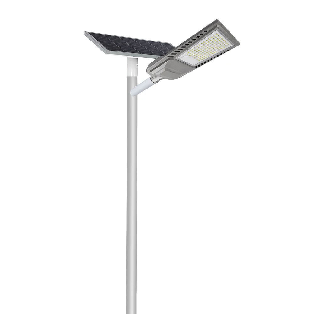 

High Lumen IP65 Waterproof Outdoor Aluminum Solar LED Street Lights 100W 200W 300W Split for Street Yard Garden Farm