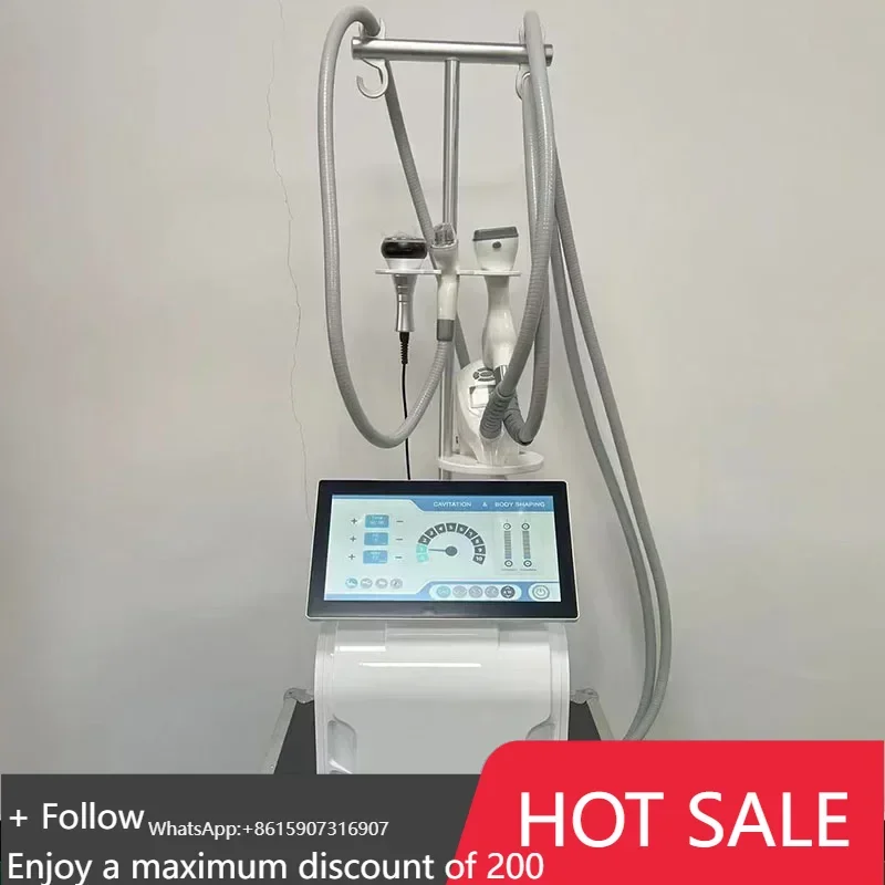 

Portable Vela Body Shape 4 in 1 slimming Cavitation Vacuum Roller Burn Fat Roller Weight loss Fat Removal Face lift Machine