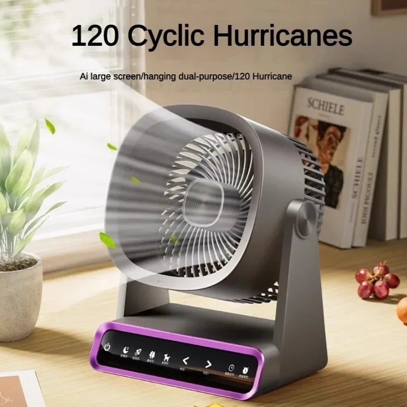 YouPin  Smart desktop fan Home electric  Desktop mini fan Air circulation fan Kitchen perforation-free wall mounting