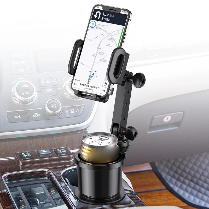 

Car Cup Holder Mount Expander with Car Cell Phone Holder 360 Rotation Cup Holder Expander Smartphone Auto Interior Accessories