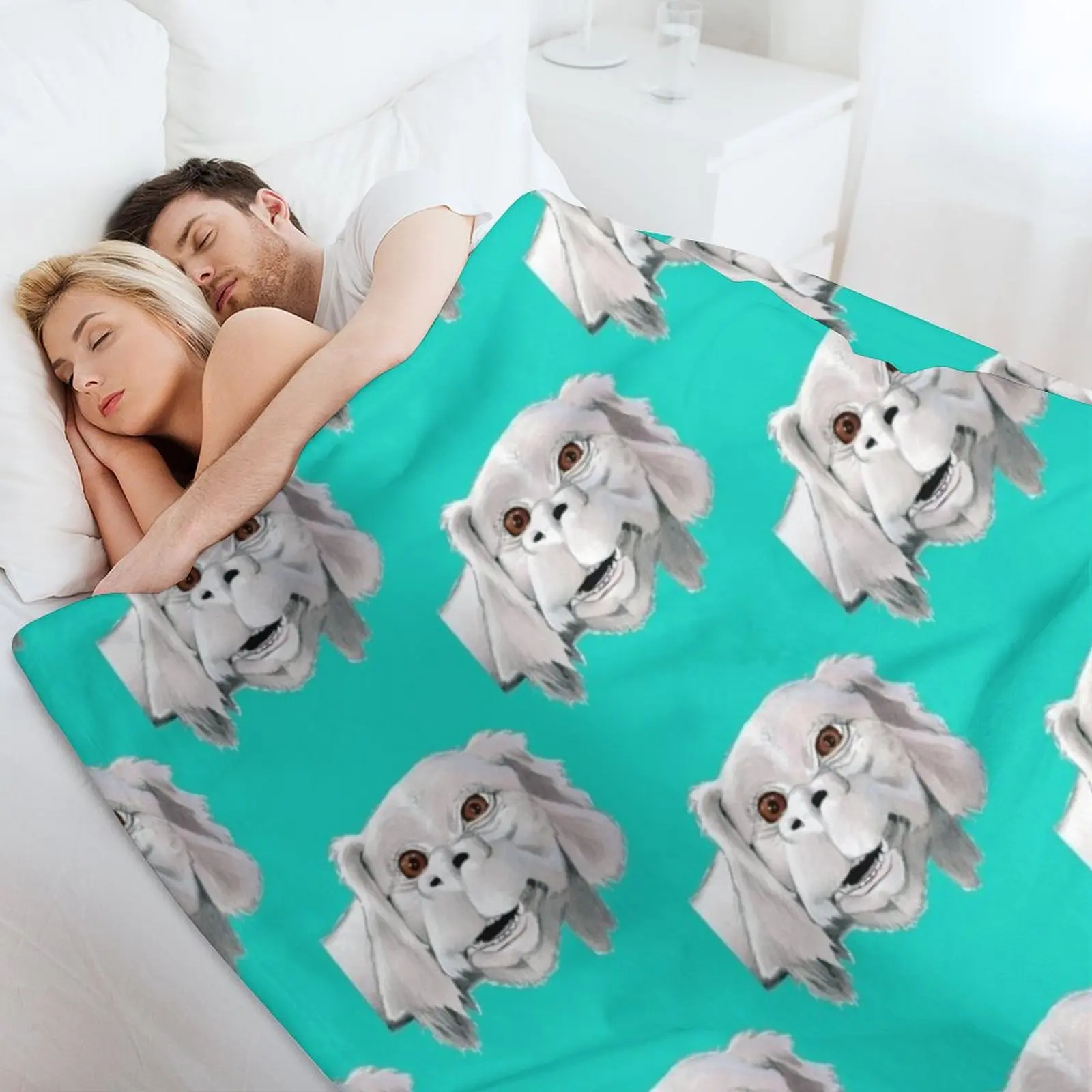 Falkor - Neverending Story - بطانية رمي زي هدايا عيد الميلاد، بطانيات سفر فضفاضة