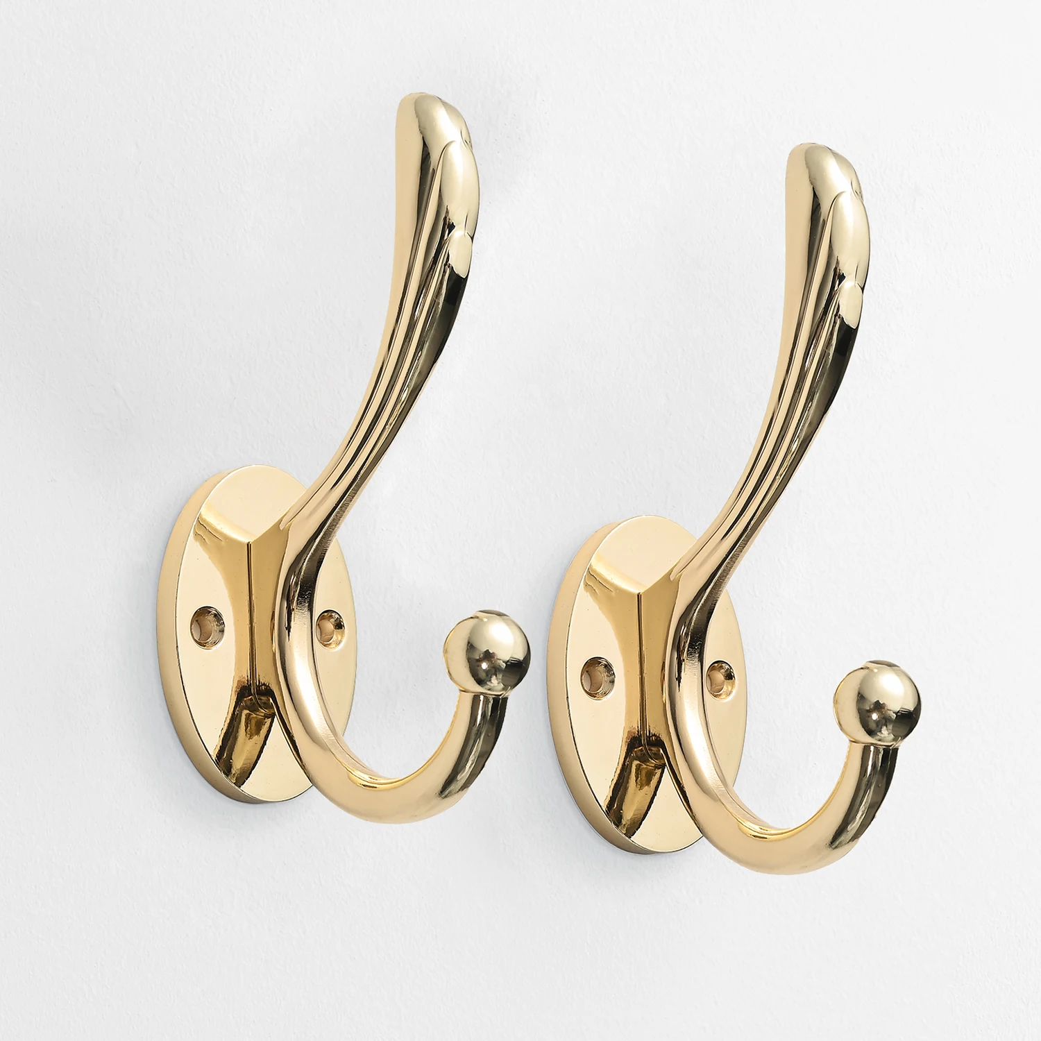 SARIHOSY Wall Hooks Coat Towel Robe Hooks for Bathroom Gold Kitchen Hook Clothes Hook Wall Mounted Coat Rack Home Decoration