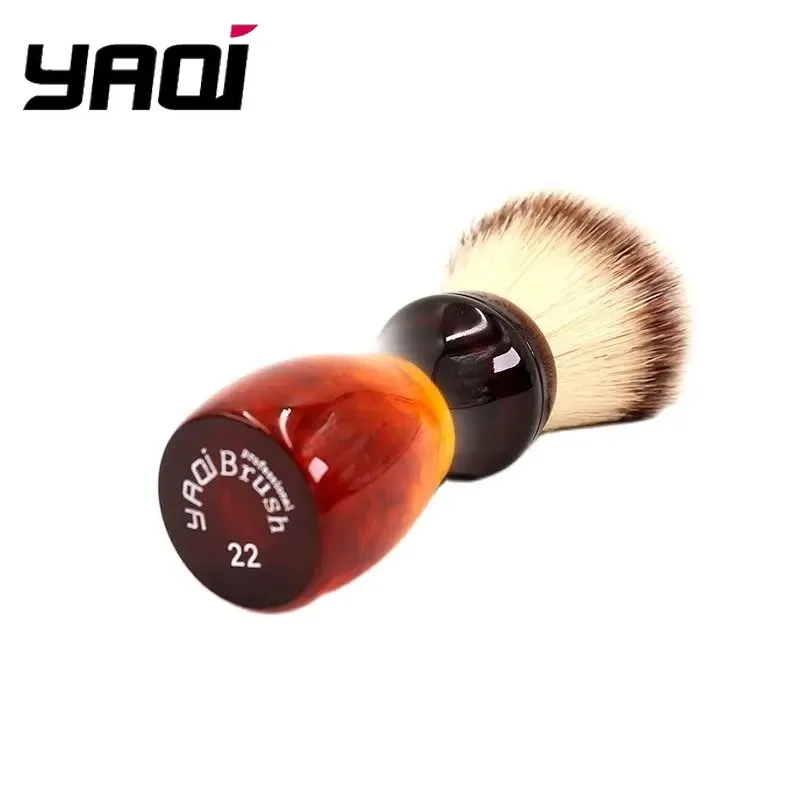 

Кисть для влажного бритья Yaqi 22 мм, синтетический ворс Cola, коллекционная, подарок на день рождения для парня, 2026