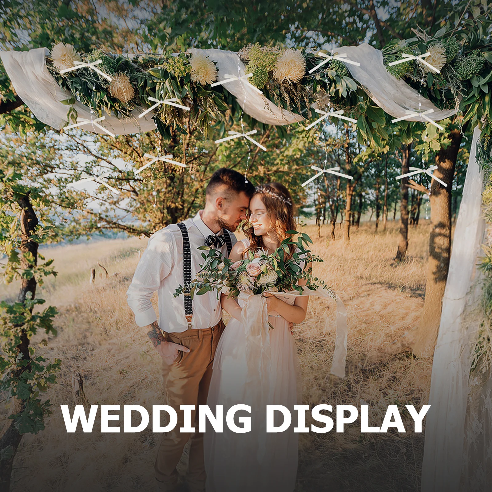 القوس مطرز سلسلة الستار الوردي مقوس شنقا نافذة المدخل ديكور لحفلات الزفاف المنزل مقهى حبة الستائر #6