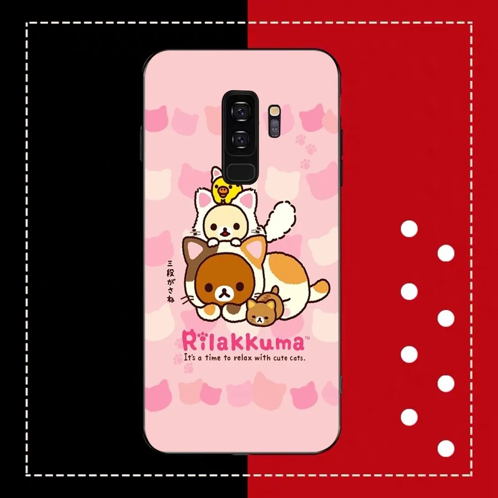 Cute R-Rilakkumas Phone Case For Samsung Note 8 9 10 20 pro plus lite M 10 11 20 30 21 31 51 A 21 22 42 02 03