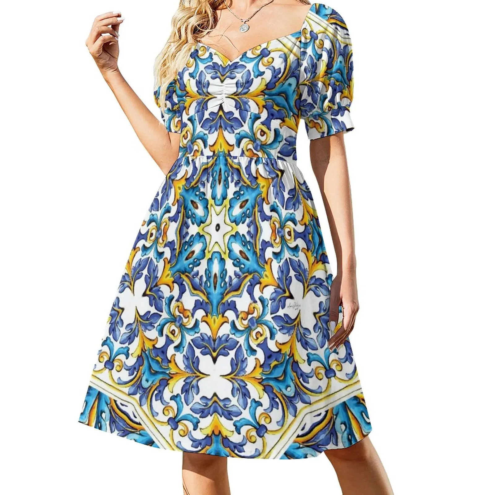 Sicily Style Dress dress for women summer Aesthetic clothing summer woman dress 2023