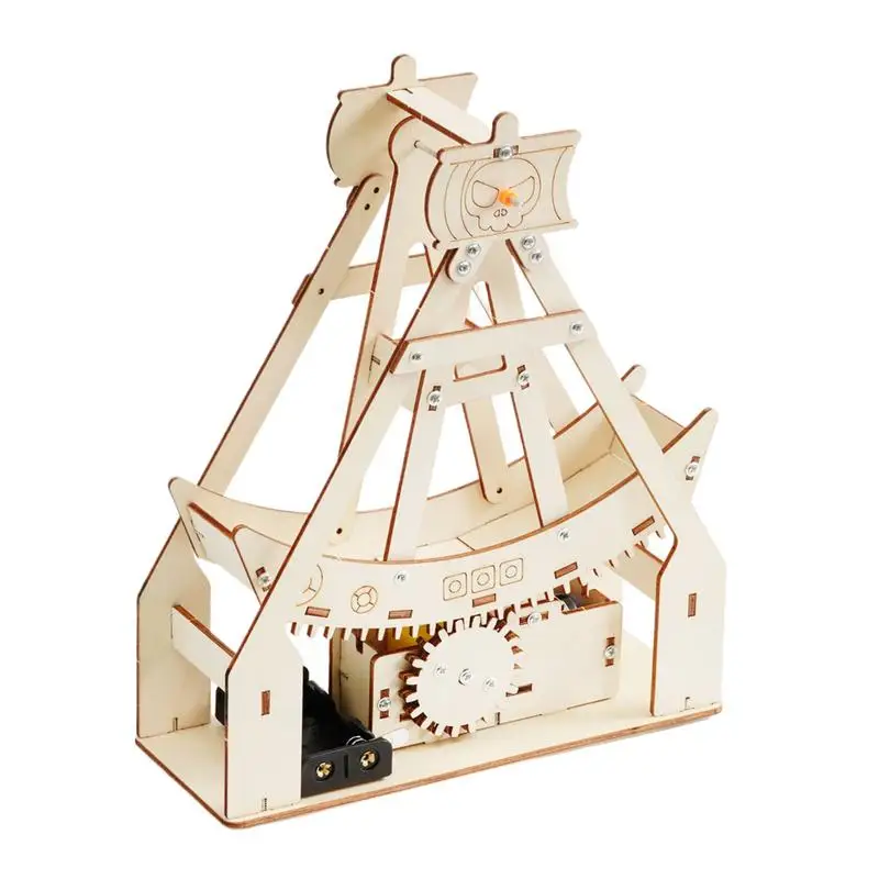 

Ship Building Kit Wood Ship Assembly Set Primary Secondary School Science Experiment Project For Kids Ages 7-14