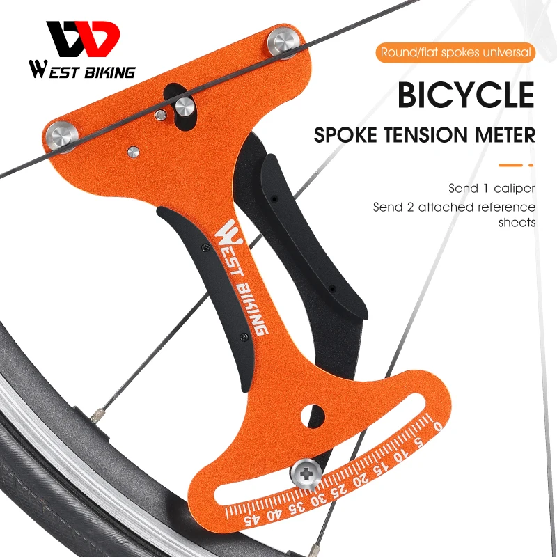 

Bicycle Spoke Tension Meter Bike Indicator MTB Road Bike Wheel Spoke Checker Measurement Deviation Correction Repair Tools