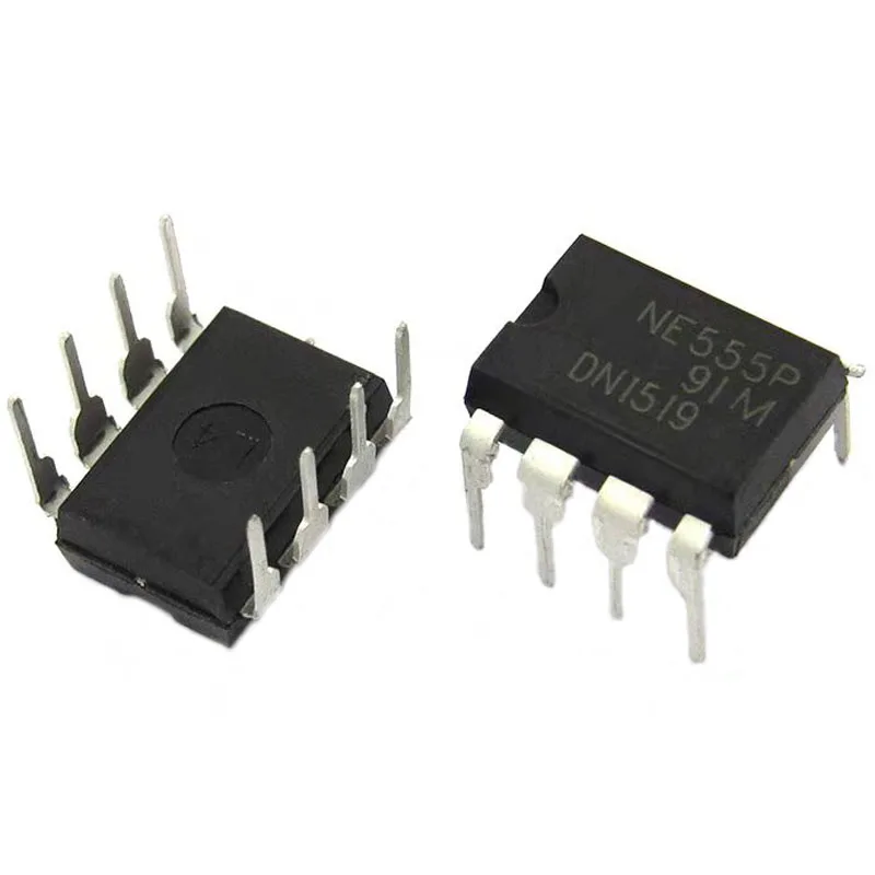 50PCS NE555 NE555P NE555N DIP8 Single High Precision Timer Chip