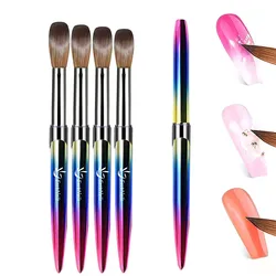 No.10/12/14/16 20-26mm crylic Nail Brush Pen for Acrylic Application Professional Acrylic Powder Extension 3D Carving Tools