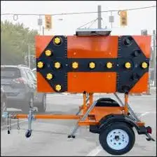 High Quality Solar Power Led Road Arrow Warning Light Traffic Signs Vehicle-mounted Arrow Boards Light