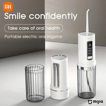 Xiaomi mijia Monddouche Draagbare Tandheelkundige Waterstraal USB Oplaadbare Water Flosser 230ML Watertank Waterdichte Tanden Cleaner