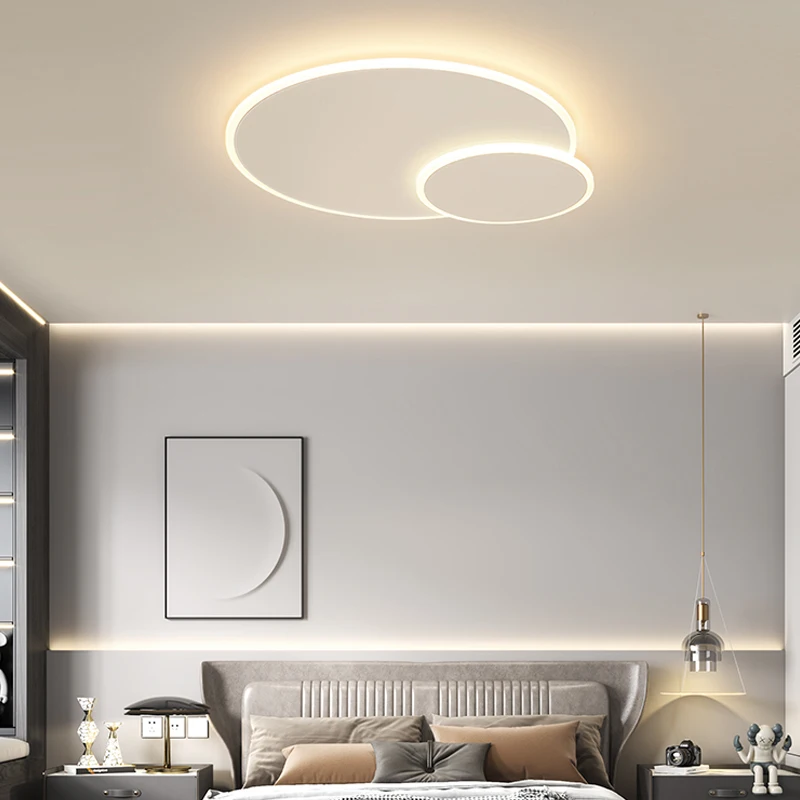 Ultra-thin LED Ceiling Lamps Modern Double Circular Shape Ceiling Lights For Bedroom Living Room Indoor Lighting Ceiling Fixture