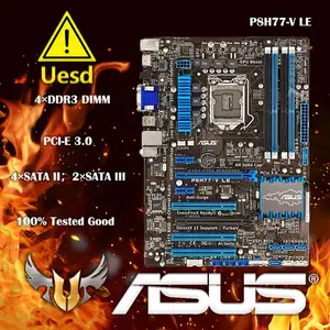 Używane, dla Asus P8H77-V pulpitu płyta główna H77 LGA 1155 22nm i3 i5 i7  DDR3 32G SATA3 USB3.0 ATX na sprzedaż - AliExpress