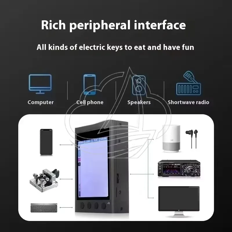 Portable Code Transmitter Receiver Decoding Practice Device Trainer CW  PRO/MINI Pocket Training Machine