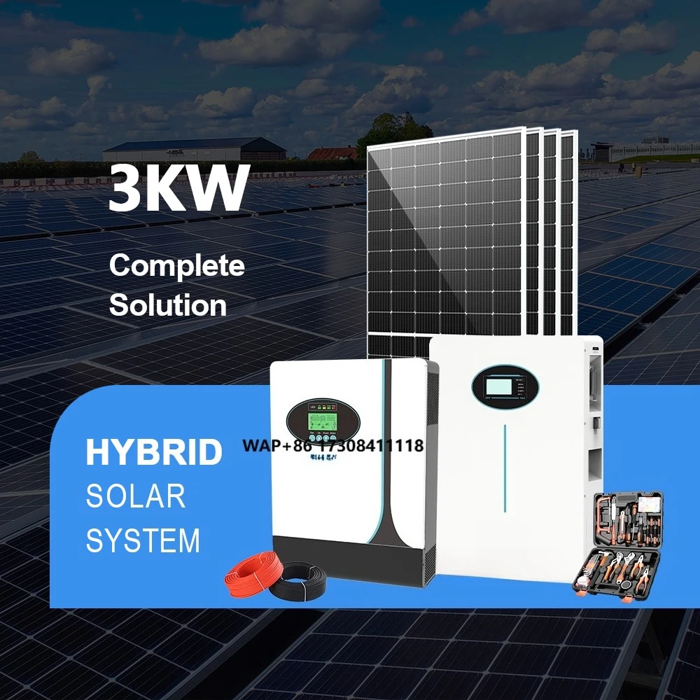 

Single Phase 3KW 5KW 10kw off Grid Solar System Complete Kit Energy Hybrid Grid System for Home Full Set