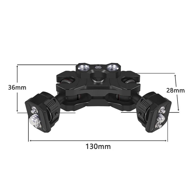 Neuer, verbesserter, universell einstellbarer Doppelkugelkopf 1/4 bis 3/8 Zoll, magischer Arm, Monitorhalterung, Zubehör für DSLR-Kamera-Käfige, unterstützt 5 kg – Detail 8