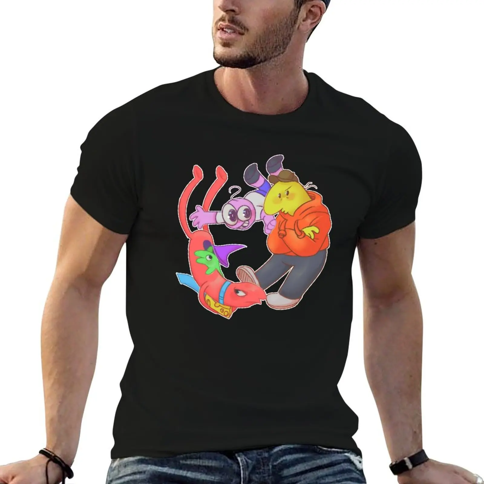 

Floating Friends T-Shirt cotton tshirt 100% t shirt man designer printed t shirts for man T-Shirt