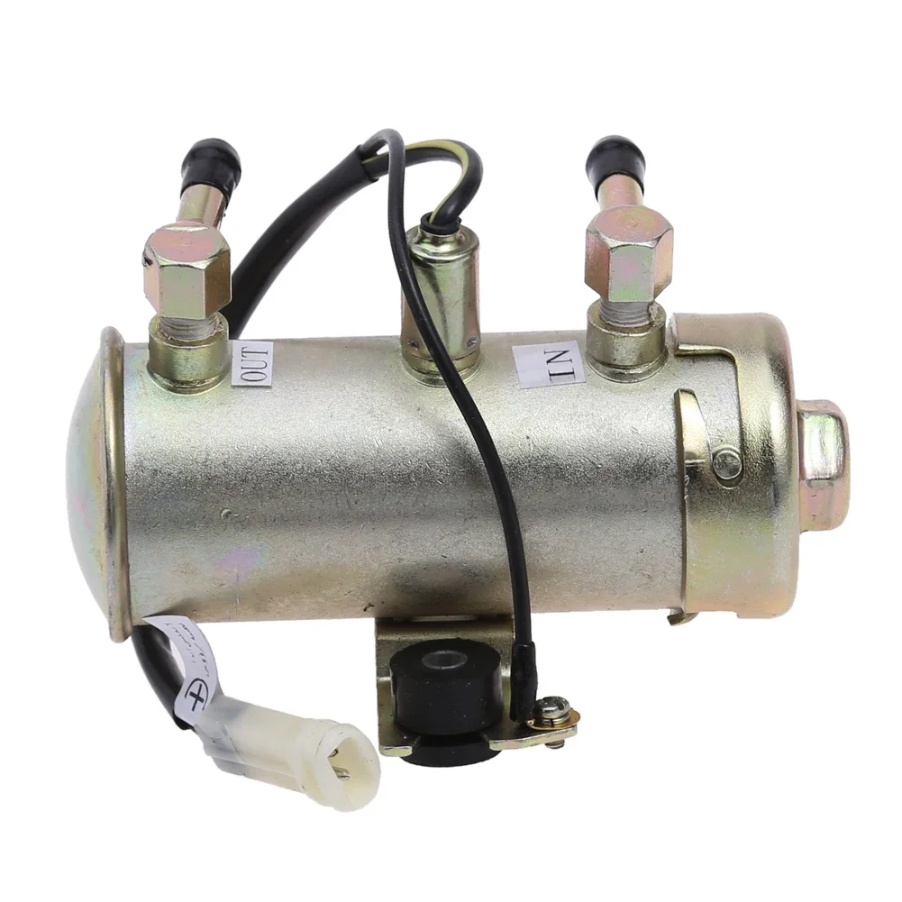 12V Fuel Pump Car Parts Red Top Facet Cube Replacement Accessory Middle Distillate Pump