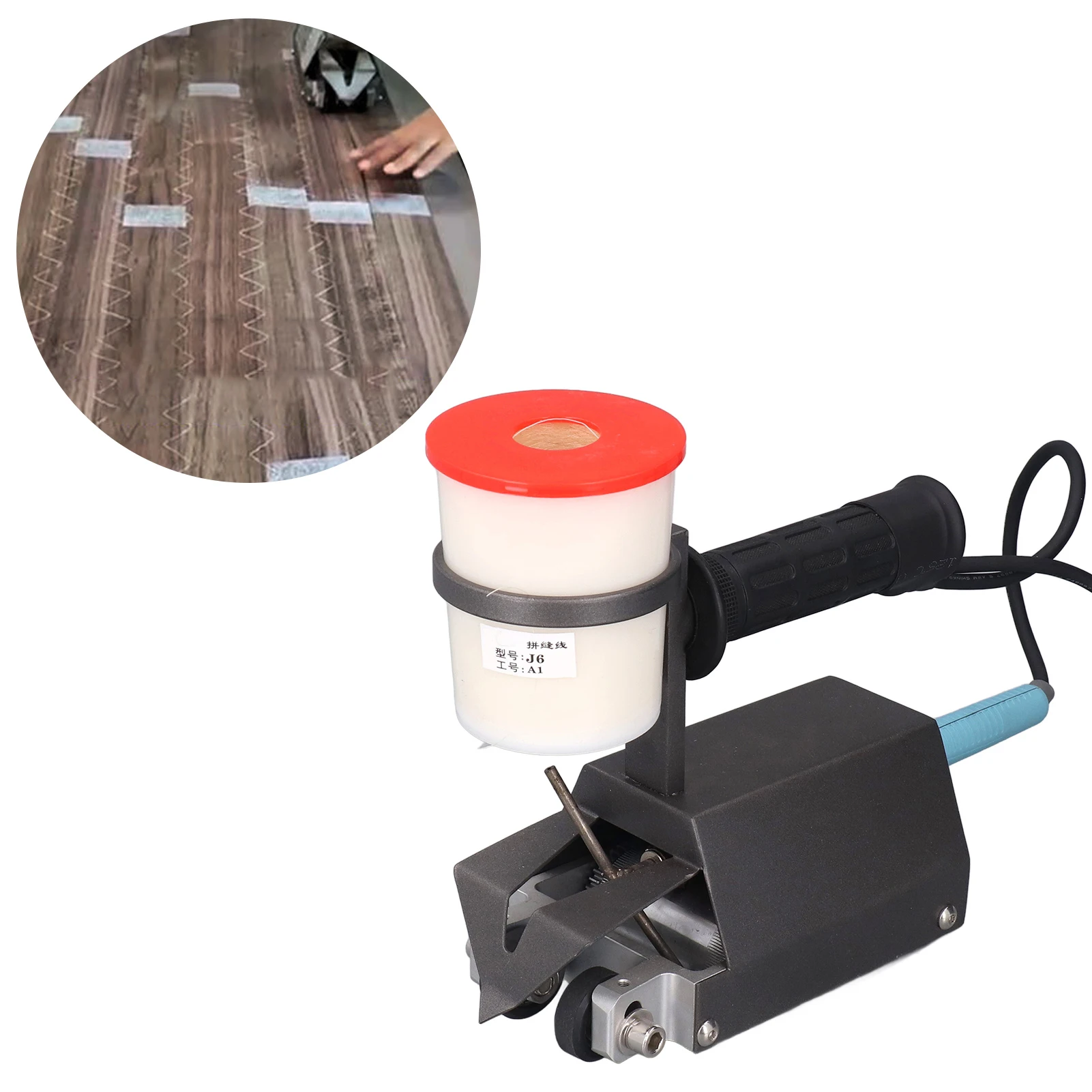 

Wooden Panel Stitching Machine Automatic Wood Veneer Stitching Machine Portable Quilting Machine for Woodworking Use 220V