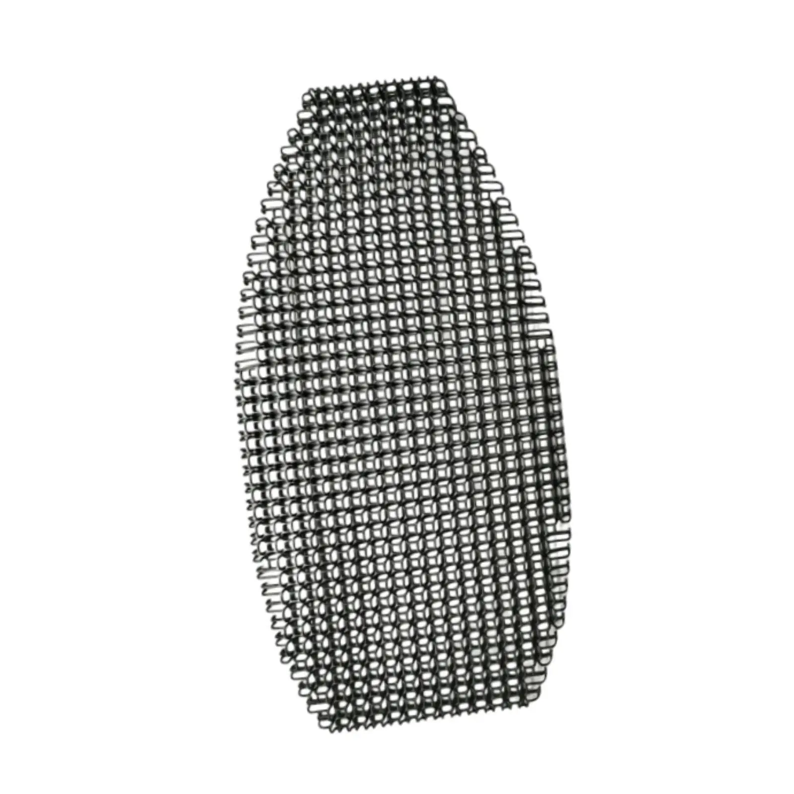 Ventilated Backpack Spacer HDPE Black Durable Airflow Cushion Adjustable Trim Pad for Camping Trekking Daily Use