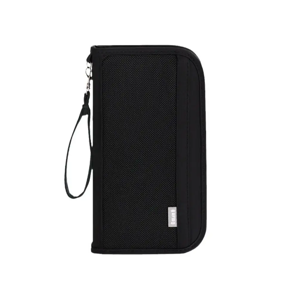 Creative Anti theft Travel Document Bag Cardholder RFID Shield Women Wallet Waterproof Large -capacity Passport Holder Family